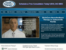 Tablet Screenshot of floridabraincore.com